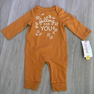 Carter's Pumpkin Orange Baby Footie